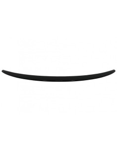 Bagagliaio Stivale Spoiler w/ Paraurti posteriore Alette laterali Flics per Mercedes Classe C Coupe C5 (14-19) Piano Nero 2