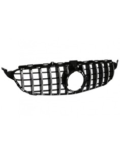 Griglia anteriore per Mercedes W5 Sedan S5 T-Modell A5 Cabriolet C5 Coupe Facelift (03.18-) w/ 360 Chrome 2