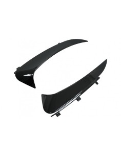 Paraurti posteriore Alette laterali Flics per Mercedes C Classe C5 A5 (15-19) Piano Nero 2