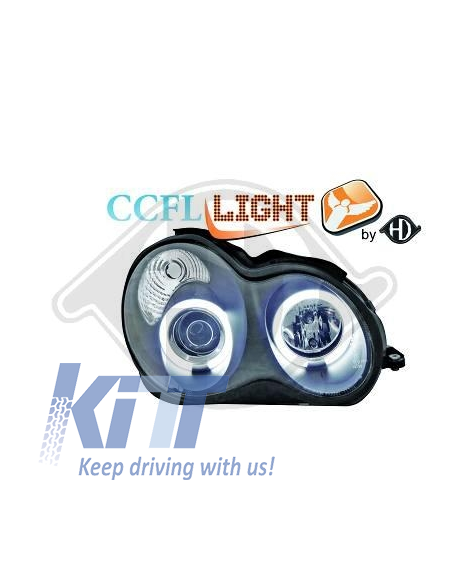 Fari Angeleyes CCFL per MERCEDES classe C 00-06