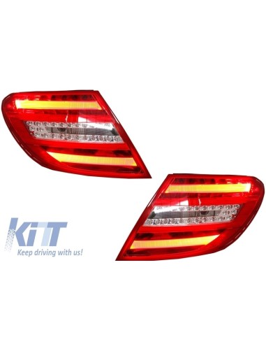 Completa conversione Retrofit Body Kit w/ luci per Mercedes C-Class W4 (07-14) Facelift C63 Design