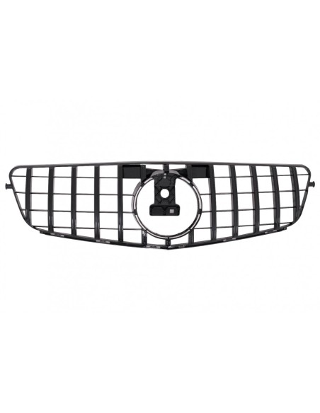Griglia anteriore per Mercedes Classe C W4 S4 Limousine Station Wagon (07-14) GT-R Panamericana Design Nero