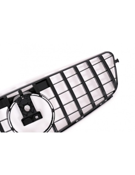 Griglia anteriore per Mercedes Classe C W4 S4 Limousine Station Wagon (07-14) GT-R Panamericana Design Nero