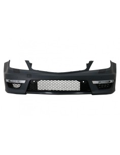 Paraurti anteriore per Mercedes Classe C W4 (12-up) C63 Facelift Design w/ Griglia anteriore centrale GT-R Panamericana Nero 2