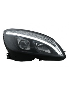 Luce della metropolitana dei fari del LED per il nero di Mercedes C-Class W4 S4 (07-10) w/luci di svolta dinamiche sequenziali 2