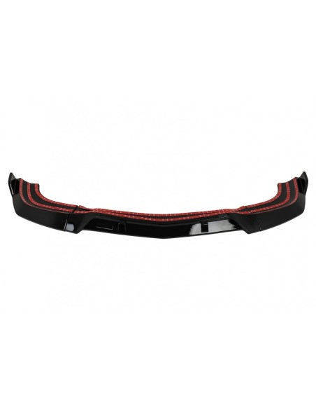 Labbro del paraurti anteriore per Mercedes C-Class W4 S4 C4 Sport Line Facelift (11-15) Piano Black