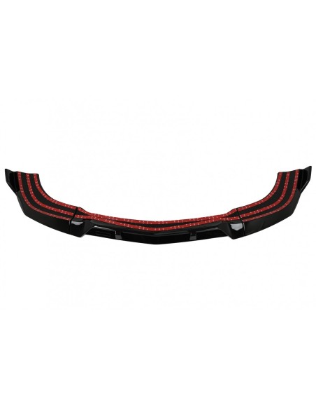 Labbro del paraurti anteriore per Mercedes C-Class W4 S4 C4 Sport Line Facelift (11-15) Piano Black