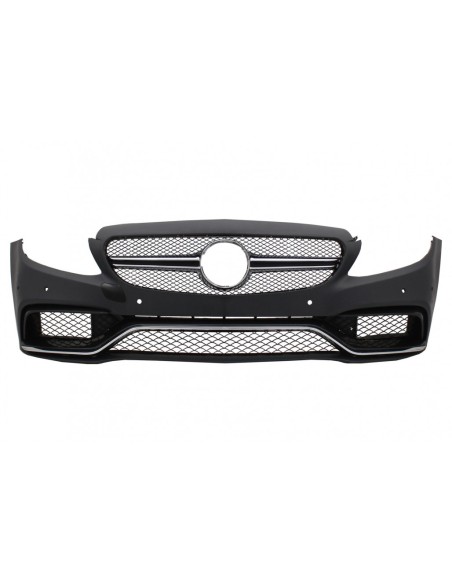 Paraurti anteriore per Mercedes C-Class W5 S5 (14-18) C63 Design w/ Laterali Gonne Sport