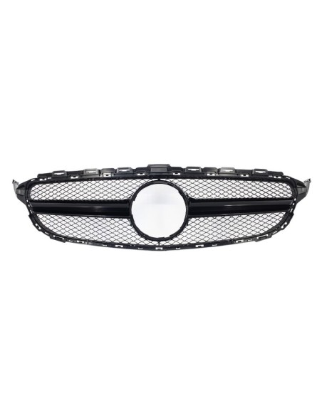 Griglia anteriore per MERCEDES C-Class W5 S5 C5 A5 (14-18) C63 Design Nero