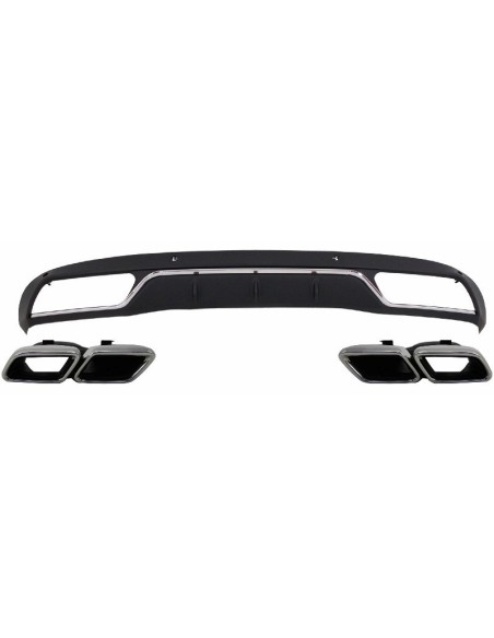 Pacchetto posteriore del tubo di scarico del diffusore w/punte dello scarico per la norma di Mercedes C-Class W5 S5 (14-18)