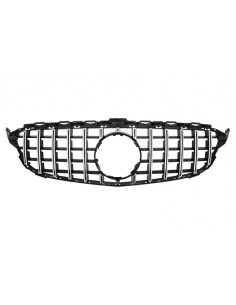 Griglia anteriore per MERCEDES Classe C W5 S5 C5 A5 (14-18) GT-R Panamericana Design w/out Fotocamera