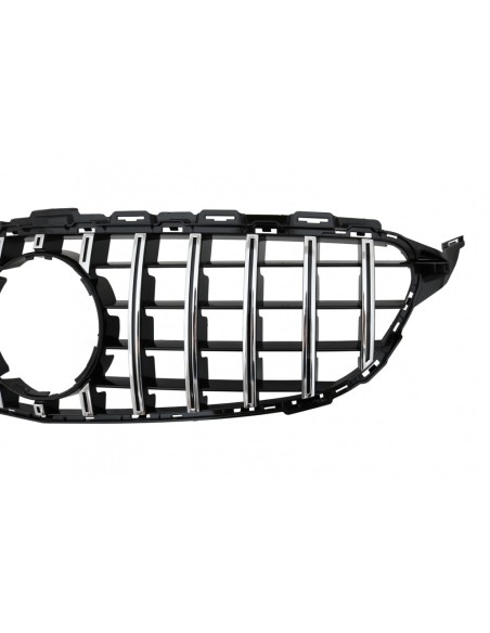Griglia anteriore per MERCEDES Classe C W5 S5 C5 A5 (14-18) GT-R Panamericana Design w/out Fotocamera