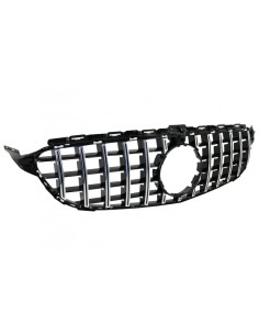 Griglia anteriore per Mercedes C-Class W5 S5 A5 C5 (14-18) GT-R Panamericana Design Chrome w/ 360 Fotocamera 2