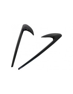 Parafango laterale sfiati Trim Wing per Mercedes C-Class W5 S5 E-Class W213 S213 Piano nero 2