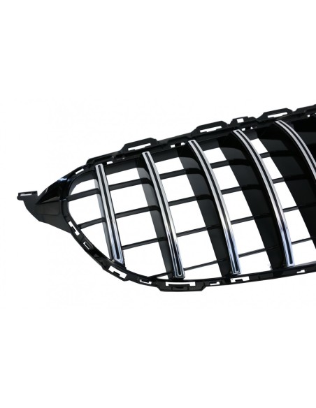 Griglia anteriore per Mercedes Classe C W5 S5 (14-18) GT-R Panamericana Design Crom w/out Fotocamera