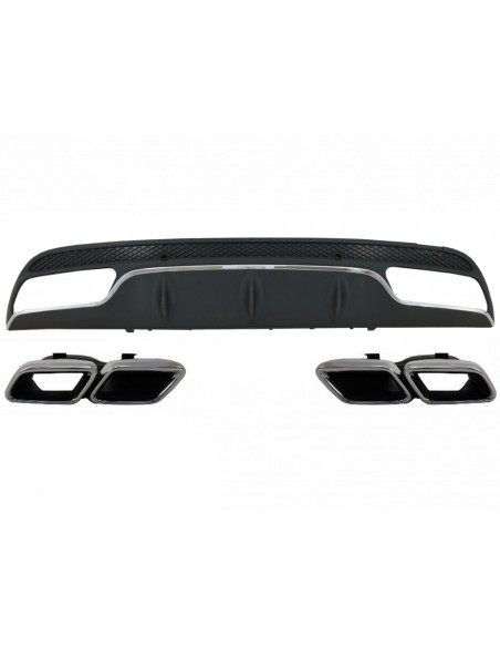 Diffusore posteriore del paraurti per la progettazione di Mercedes C-Class W5 S5 (14-) C63 w/punte del soltanto