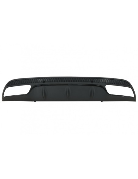 Paraurti posteriore diffusore per Mercedes C-Class W5 S5 (14-) w/ scarico C63 Design solo per Sport Pack Black Edition