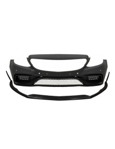 Paraurti anteriore w/ Lip Extension per Mercedes C-Class W5 S5 C5 A5 (14-) Limousine T-Model Coupe Cabriolet C63 Design