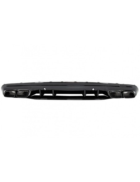 Paraurti posteriore Diffusore per Mercedes C-Class W5 S5 (14-) C63S Design Punte nere solo per AMG Sport Line
