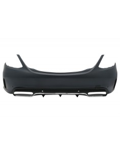 Paraurti posteriore w/ scarico Chrome per Mercedes C-Class W5 Limousine (14-) C63 Design 2