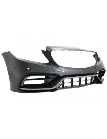 Paraurti anteriore w/ griglia nera per Mercedes C-Class W5 S5 C5 A5 (14-18) C63 GT-R Design