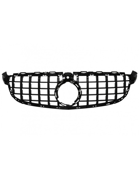 Griglia anteriore per Mercedes Classe C C63 W5 Berlina S5 T-Modell A5 Cabriolet C5 Coupé (03.18-) w/ fotocamera Tutto Nero