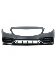 Kit per MERCEDES C-Class W204 Facelift C63 T-Modell S204 Station Wagon Estate con griglia anteriore sport nera lucida 2