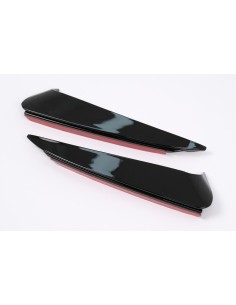Paraurti posteriore Alette laterali Flics per Mercedes C Classe W5 (14-) Piano Nero 2