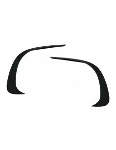 Paraurti anteriore Splitter Alette Aero per Mercedes C Classe W6 Sport Line (21-Up) Piano Nero 2