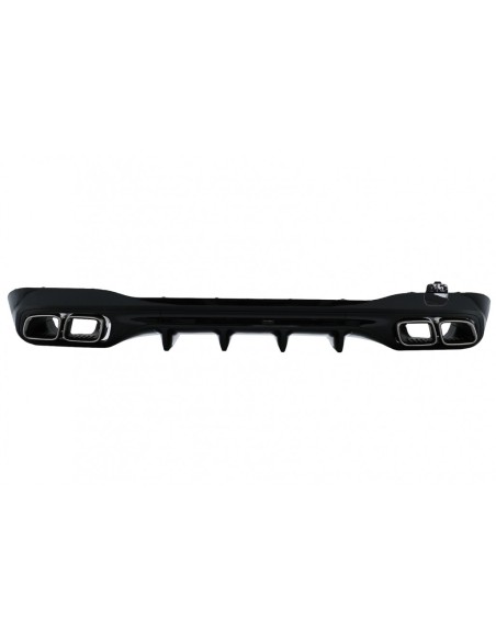Paraurti posteriore diffusore w/ scarico per Mercedes C classe W6 S6 Sport Line (21-Up) C63 Design