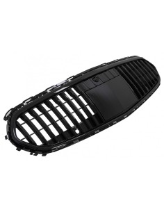 Griglia anteriore per Mercedes Classe C W6 Berlina S6 T-Modell (21-Up) Design verticale Nero 2