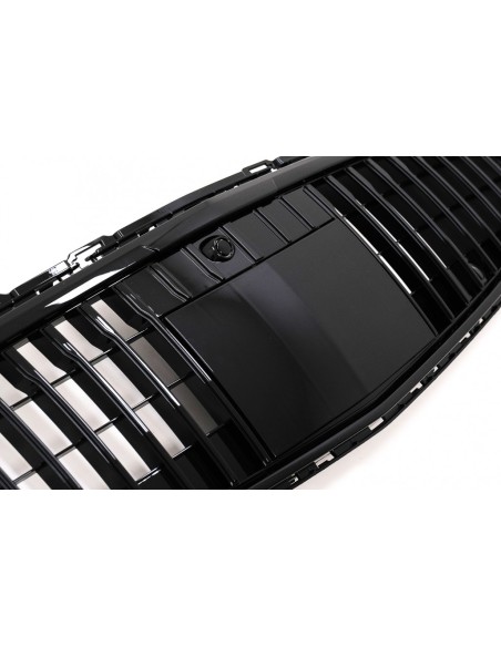 Griglia anteriore per Mercedes Classe C W6 Berlina S6 T-Modell (21-Up) Design verticale Nero