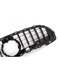 Griglia anteriore per Mercedes Classe C W6 Berlina S6 T-Modell (21-Up) GT-R Panamericana Design Nero 2
