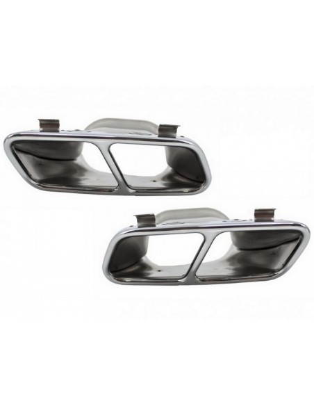 Silenziatore di scarico Suggerimenti per Mercedes A-Class W176 (12-18) CLA W117 C117 (12-18) A45 CLA45 Design