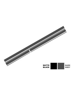Set Adesivo Vinile Grigio Scuro Cofano Superiore Tetto & Portellone per MERCEDES CLA W117 C117 X117 (13-16) 2