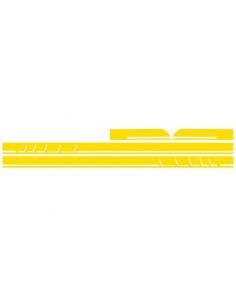 Adesivi laterali in vinile giallo opaco per Mercedes CLA W117 C117 X117 (13-16) Classe W176 (12-up) 2