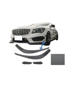 Paraurti anteriore Splitter alette Aero per MERCEDES Benz CLA W117 C117 X117 (13-16) CLA45 A-Design Carbon Film Coating