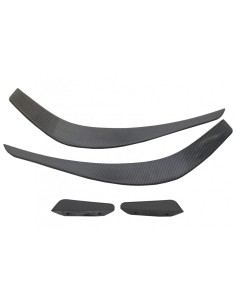 Paraurti anteriore Splitter alette Aero per MERCEDES Benz CLA W117 C117 X117 (13-16) CLA45 A-Design Carbon Film Coating 2