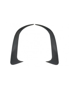 Paraurti posteriore Splitter alette laterali sfiato Canards per MERCEDES CLA W117 C117 X117 (13-18) CLA45 Design Carbon Film 2