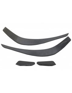 Separatori paraurti alette Aero Side Vent Canards per Mercedes Benz CLA W117 C117 X117 (13-16) CLA45 A-Design Carbon Film 2