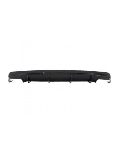 Paraurti posteriore diffusore d'aria w/ scarico per Mercedes CLA W117 X117 tiro freno (13-18) Facelift CLA45 Look nero 2