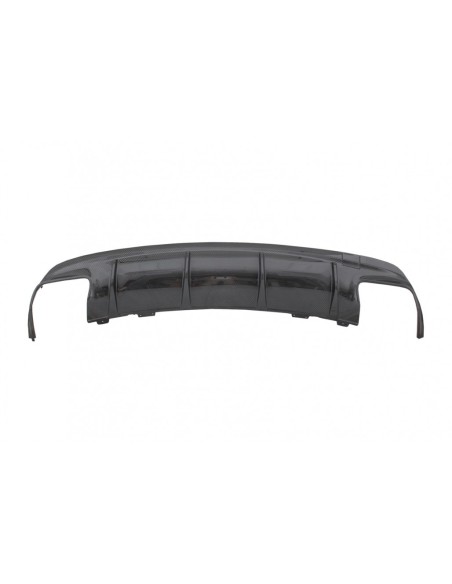 Il diffusore dell'aria del paraurti posteriore w/si capovolge il nero per Mercedes W117 CLA (13-18) Facelift CLA45 Carbon Look