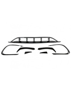 Kit di conversione Aero per Mercedes CLA W117 Facelift (16-18) CLA45 Design Canards Piano Nero 2