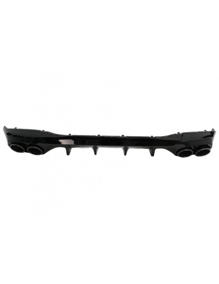 Diffusore posteriore e punte di scarico per Mercedes CLA X118 Shooting Brake C118 Coupe Sport Line (19-up)