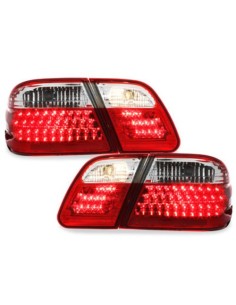 Fanali posteriori a LED per MERCEDES Benz E-class W210 95-02 red-Crys. 2