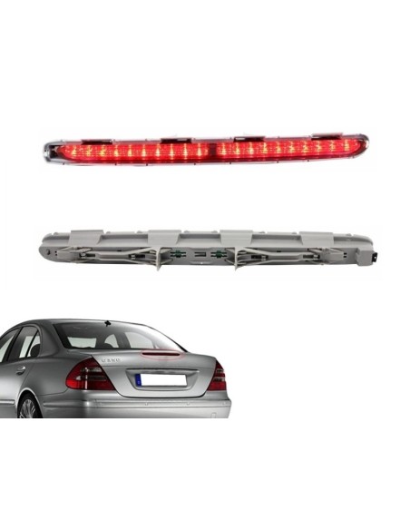 Coda posteriore terzo freno luce LED rosso per MERCEDES E-class W211 Berlina (02-08)