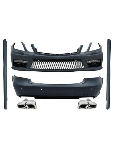 Kit di conversione per Mercedes E-Class W212 (09-13) E63 Design w/ Marmitta di scarico Suggerimenti