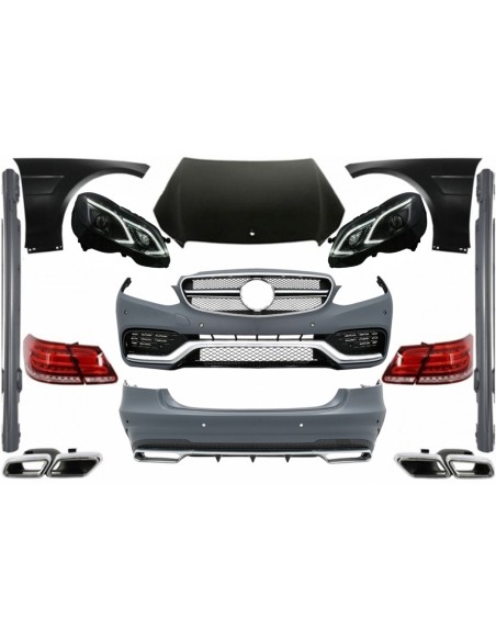 Kit completo di conversione per Mercedes Benz W212 E-Class Pre Facelift (09-13) E63 Design