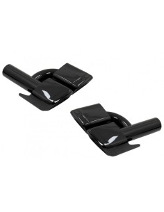 Marmitta di scarico suggerimenti tubi di coda per Mercedes W221 W164 W166 W212 W218 S-class CLS ML S63 E63 Black Edition 2
