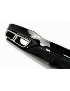diffusore dell'aria del paraurti posteriore capovolge il cromo per la linea di sport di Mercedes E-Class W213 (16-19) 2